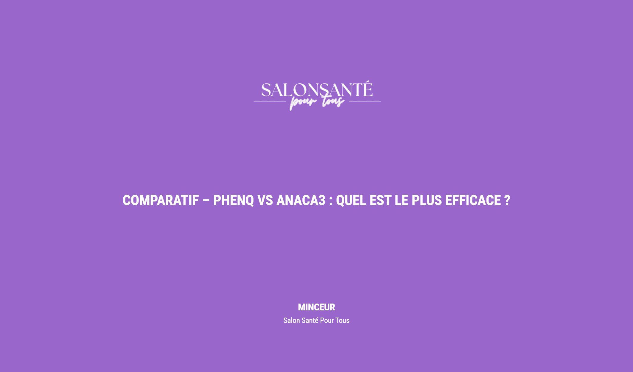 Comparatif – Phenq Vs Anaca3 : Quel Est Le Plus Efficace ?