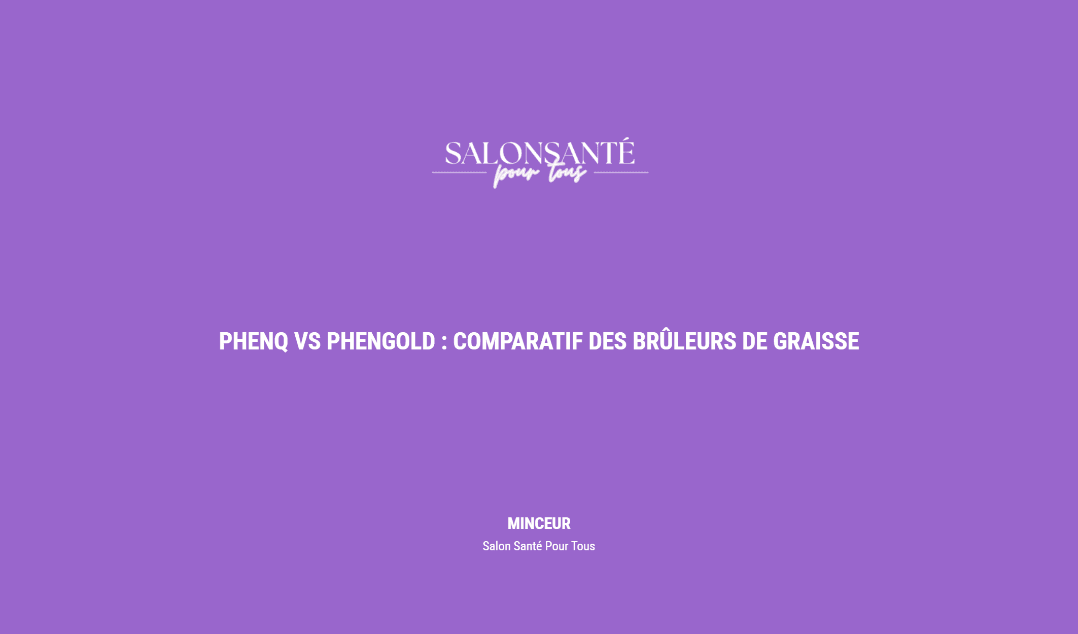 Phenq Vs Phengold : Comparatif Des Brûleurs De Graisse